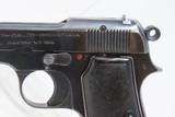 WORLD WAR II Era Italian BERETTA Model 1935 7.65mm C&R SEMI-AUTO Pistol.32 ACP Chambered Pistol with HOLSTER & 2 MAGAZINES - 7 of 23