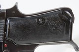 WORLD WAR II Era Italian BERETTA Model 1935 7.65mm C&R SEMI-AUTO Pistol.32 ACP Chambered Pistol with HOLSTER & 2 MAGAZINES - 6 of 23