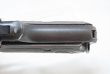 WORLD WAR II Era Italian BERETTA Model 1935 7.65mm C&R SEMI-AUTO Pistol.32 ACP Chambered Pistol with HOLSTER & 2 MAGAZINES - 11 of 23