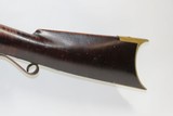 c1870s MICHIGAN W.K. STRONG LONG RIFLE .36 Caliber Half-Stock Maple Antique Half-Stock, Octagonal Barrel, Double Set Trigger - 15 of 19