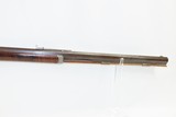 c1870s MICHIGAN W.K. STRONG LONG RIFLE .36 Caliber Half-Stock Maple Antique Half-Stock, Octagonal Barrel, Double Set Trigger - 5 of 19