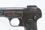FABRIQUE NATIONALE Model 1900 .32 ACP Pocket Pistol 7.65x17mm C&R Very First Production Handgun to Use a SLIDE - 4 of 22