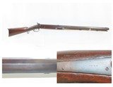 Antique C. SIEBERT Half Stock BACK ACTION Percussion .42 Caliber Long Rifle HEAVY BARRELED Long Rifle Made Circa 1854! - 1 of 19