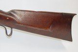 Antique C. SIEBERT Half Stock BACK ACTION Percussion .42 Caliber Long Rifle HEAVY BARRELED Long Rifle Made Circa 1854! - 15 of 19