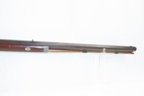 Antique C. SIEBERT Half Stock BACK ACTION Percussion .42 Caliber Long Rifle HEAVY BARRELED Long Rifle Made Circa 1854! - 5 of 19
