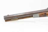 KENTUCKY PISTOL American Frontier Single Shot Sidearm .485 Caliber Antique
With Maple Stock, Octagonal Barrel, Pewter Cap - 16 of 16