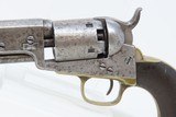 ANTEBELLUM Antique COLT Model 1849 POCKET .31 Caliber PERCUSSION Revolver2nd Year Production Model Manufactured in 1850! - 4 of 19