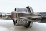CHAMELOT & DELVIGNE Antique LEFAUCHEUX Style Belgian 11mm PINFIRE RevolverENGRAVED Mid-19th European Self Defense Sidearm - 12 of 20