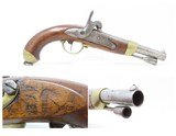 FRENCH Antique Model 1822 .69 Caliber RIFLED Percussion CONVERSION PistolMilitary Conversion of Flintlock to Percussion - 1 of 22
