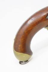 FRENCH Antique Model 1822 .69 Caliber RIFLED Percussion CONVERSION PistolMilitary Conversion of Flintlock to Percussion - 3 of 22