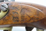 FRENCH Antique Model 1822 .69 Caliber RIFLED Percussion CONVERSION PistolMilitary Conversion of Flintlock to Percussion - 14 of 22