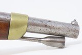 FRENCH Antique Model 1822 .69 Caliber RIFLED Percussion CONVERSION PistolMilitary Conversion of Flintlock to Percussion - 5 of 22