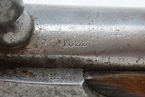 FRENCH Antique Model 1822 .69 Caliber RIFLED Percussion CONVERSION PistolMilitary Conversion of Flintlock to Percussion - 6 of 22