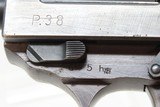 c1944 mfr World War II WALTHER "ac/44" Code P.38 Pistol GERMAN MILITARY C&R9mm Semi-Auto Pistol from the Third Reich with HOLSTER! - 10 of 22