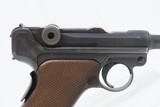 AMERICAN EAGLE LUGER DWM Model 1906 GERMAN Pistol 7.65mm .30 Caliber C&R
Pre-World War I For the American Market with Vintage Leather Holster! - 21 of 22