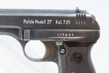 WORLD WAR II NAZI German OCCUPIED CZECH Semi-Auto CZ Model 27 Pistol C&RBlue Finished, Nazi Occupied Czechoslovakia - 4 of 20