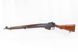 WORLD WAR II Era B.S.A. SHIRLEY Enfield No. 4 Mk 1* C&R .303 INFANTRY Rifle BRITISH MILITARY Rifle with BAYONET & SCABBARD - 17 of 22