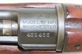 WORLD WAR I WINCHESTER US Model 1917 Rifle Bolt Action MILITARY .30-06 C&R
WWI American Rifle with “W/2-18” Barrel - 9 of 19