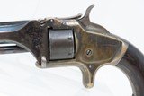 Antique CIVIL WAR SMITH & WESSON No. 1 Second Issue Spur Trigger REVOLVERSmith & Wesson ROLLIN WHITE “Bored Through Cylinder” Patent - 4 of 16