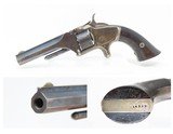 Antique CIVIL WAR SMITH & WESSON No. 1 Second Issue Spur Trigger REVOLVERSmith & Wesson ROLLIN WHITE “Bored Through Cylinder” Patent - 1 of 16