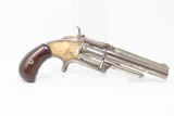 Antique SMITH & WESSON Number 1-1/2 2nd Issue .32 Caliber Rimfire REVOLVER
Nickel Plated WILD WEST S&W Spur Trigger - 14 of 17