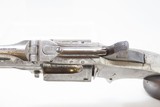 Antique SMITH & WESSON Number 1-1/2 2nd Issue .32 Caliber Rimfire REVOLVER
Nickel Plated WILD WEST S&W Spur Trigger - 7 of 17