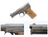 Pre-WWI GERMAN Mauser Model 1910 .25 ACP Semi-Automatic C&R POCKET Pistol
German Side Arm Chambered in 6.35mm Browning Auto - 1 of 19