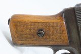 Pre-WWI GERMAN Mauser Model 1910 .25 ACP Semi-Automatic C&R POCKET Pistol
German Side Arm Chambered in 6.35mm Browning Auto - 17 of 19