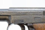 Pre-WWI GERMAN Mauser Model 1910 .25 ACP Semi-Automatic C&R POCKET Pistol
German Side Arm Chambered in 6.35mm Browning Auto - 10 of 19