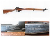 1953 British FAZAKERLEY Enfield No. 4 MK II .303 Caliber INFANTRY C&R Rifle With BAYONET, SCABBARD & SLING - 1 of 20