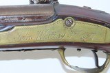 1797 EARLY AMERICAN NEW ENGLAND Flintlock Musket by THOMAS HOLBROOK Antique DATED & INSCRIBED SMOOTHBORE FOWLER - 14 of 19