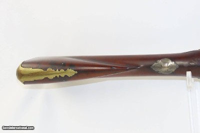 1797 EARLY AMERICAN NEW ENGLAND Flintlock Musket by THOMAS HOLBROOK Antique DATED & INSCRIBED SMOOTHBORE FOWLER - Image 10 of 19