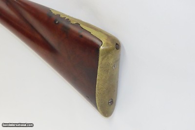 1797 EARLY AMERICAN NEW ENGLAND Flintlock Musket by THOMAS HOLBROOK Antique DATED & INSCRIBED SMOOTHBORE FOWLER - Image 18 of 19