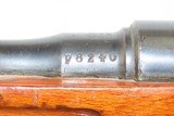 WORLD WAR II Era Italian CARCANO Model 1938 6.5mm Cal. C&R INFANTRY Rifle
FINNISH “SA” Marked w/ BAYONET, SHEATH, & SLING - 18 of 22