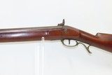 c1840s Roxbury, MASSACHUSETTS Long Rifle by HENRY PRATT .61 Caliber Antique Half-Stock Smoothbore for Versatile Frontier Use - 17 of 20