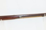 c1840s Roxbury, MASSACHUSETTS Long Rifle by HENRY PRATT .61 Caliber Antique Half-Stock Smoothbore for Versatile Frontier Use - 5 of 20