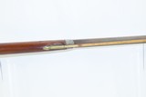 c1840s Roxbury, MASSACHUSETTS Long Rifle by HENRY PRATT .61 Caliber Antique Half-Stock Smoothbore for Versatile Frontier Use - 9 of 20