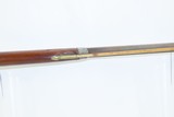 c1840s Roxbury, MASSACHUSETTS Long Rifle by HENRY PRATT .61 Caliber Antique Half-Stock Smoothbore for Versatile Frontier Use - 9 of 20