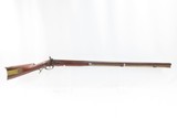 c1840s Roxbury, MASSACHUSETTS Long Rifle by HENRY PRATT .61 Caliber Antique Half-Stock Smoothbore for Versatile Frontier Use - 2 of 20