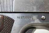 U.S. PROPERTY Marked COLT Model 1911 .45 Caliber Semi-Automatic Pistol C&RWORLD WAR I era Model 1911 Government Model with U.S. HOLSTER - 21 of 25