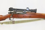 c1943 mfr WWII SNIPER RIFLE by REMINGTON Arms M1903A4 with M84 SCOPE .30-06 With “RA/9-43” Barrel, Canvas Sling C&R - 4 of 18