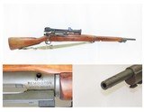 c1943 mfr WWII SNIPER RIFLE by REMINGTON Arms M1903A4 with M84 SCOPE .30-06 With “RA/9-43” Barrel, Canvas Sling C&R - 1 of 18