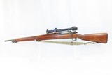 c1943 mfr WWII SNIPER RIFLE by REMINGTON Arms M1903A4 with M84 SCOPE .30-06 With “RA/9-43” Barrel, Canvas Sling C&R - 13 of 18