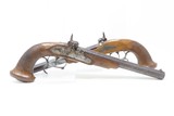 CASED Brace of DUELING PISTOLS by MANTON/REYNOLDS .56 Percussion Antique
English Pistols Made for the French Market! - 5 of 25