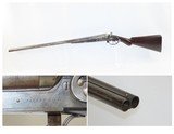 c1876 12 Gauge PARKER BROTHERS UNDERLIFTER Grade 0 HAMMER Shotgun Antique12 Gauge Side by Side Hammer Gun Made In 1876