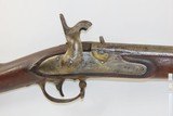 Antique US SPRINGFIELD ARMORY Model 1816 Percussion CONE Conversion MusketConverted Flintlock to Percussion U.S. Military Weapon - 4 of 25