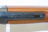 c1908 WINCHESTER Model 1873 Lever Action .44-40 WCF Saddle Ring CARBINE C&RLever Action REPEATER Chambered In .44-40 - 10 of 21