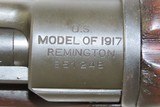 c1918 WORLD WAR I REMINGTON U.S. Model 1917 Bolt Action MILITARY Rifle C&RWWI .30-06 Caliber American Rifle with R/10-18 Barrel - 9 of 19