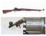 c1918 WORLD WAR I REMINGTON U.S. Model 1917 Bolt Action MILITARY Rifle C&RWWI .30-06 Caliber American Rifle with R/10-18 Barrel - 1 of 19