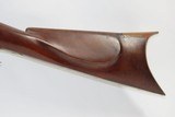 Antique ENTERPRISE GUN WORKS .30 Cal PERCUSSION CONVERSION Half Stock Rifle PENNSYLVANIA Long Rifle - 14 of 18